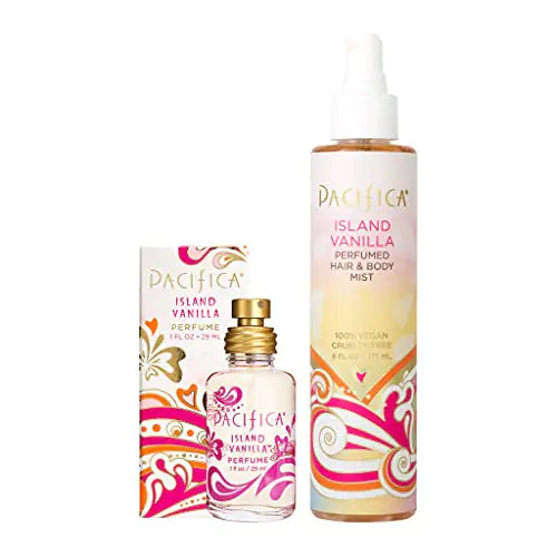 Island Vanilla Perfume & Hair Mist Set – Vegan, Paraben-Free