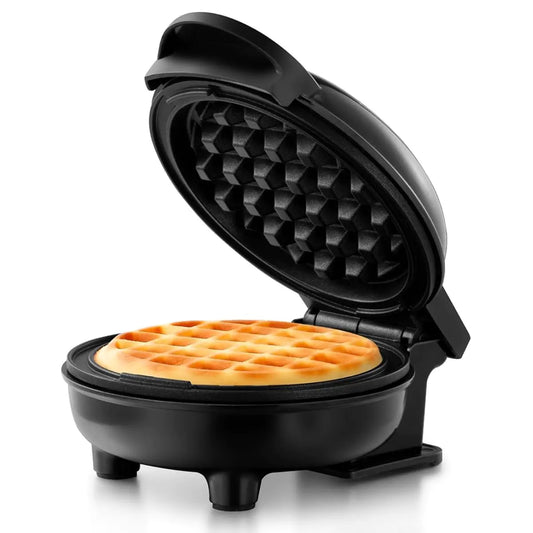 Mini Waffle Maker – Non-Stick, 4-Inch Portable